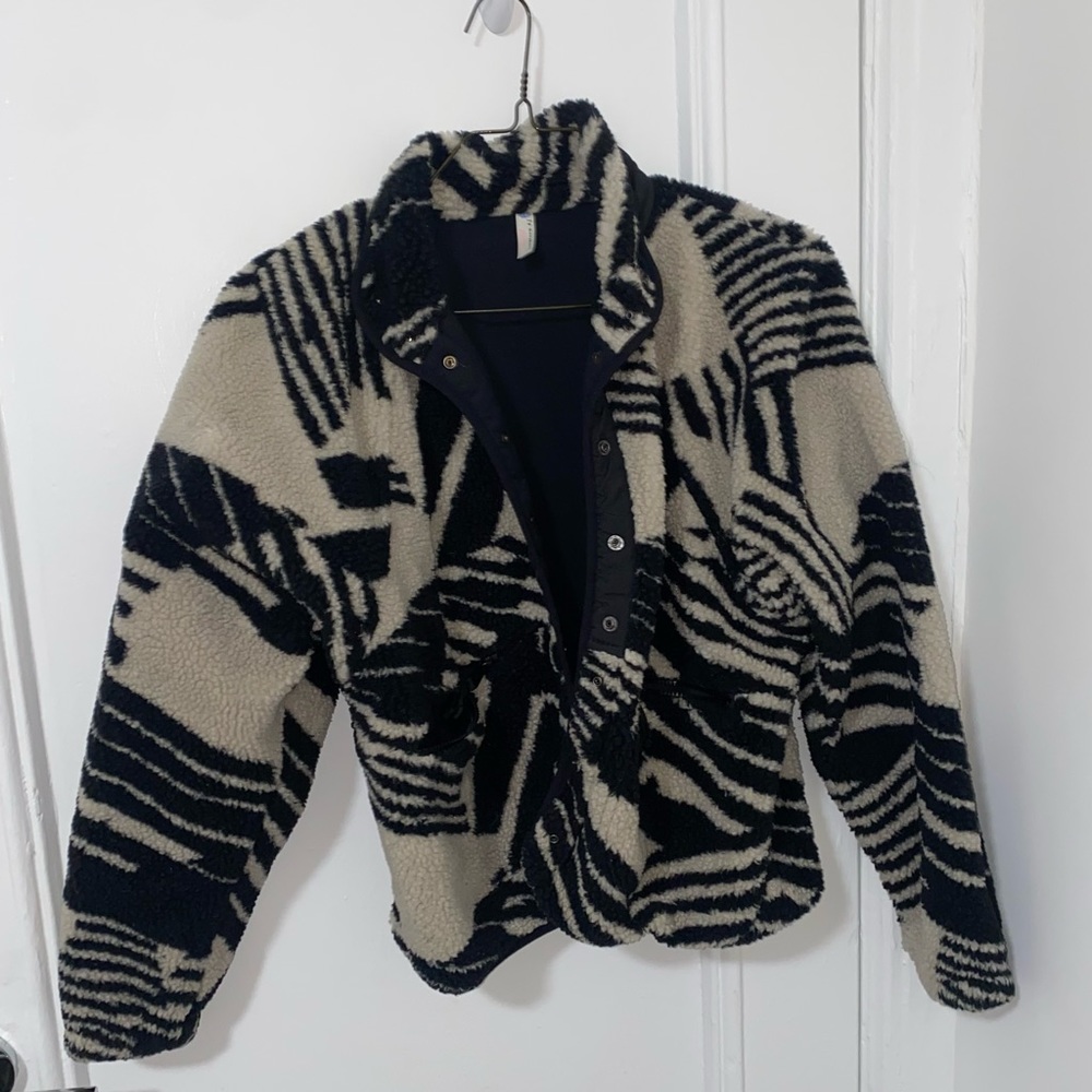 Free People Fleece Sherpa Jacket
